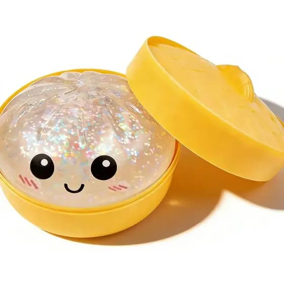 Bolinha Anti-stress Verde Esbranquiçada com Brilho, 3,15 polegadas de Diâmetro, Bolinhas Anti-stress Verdes para a Prima