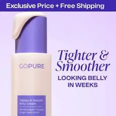 Novo! Creme Firmador de Barriga GOPURE para Apertar e Suavizar