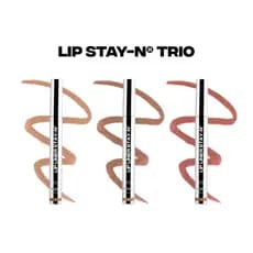 [Exclusivo] SACHEU Lip STAY-N TRIO - Tinta Labial Removível - Tinta Labial de Longa Duração e à Prova de Transferência -