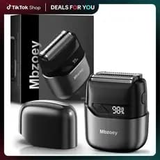 [Dealsforyoudays] Barbeadores Elétricos para Homens, Mini Barbeador, Barbeador Facial Compacto, À Prova d'Água IPX7, Uso