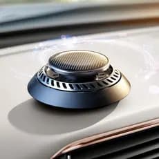 Ceeniu Aromatizador Solar para Carro F21, Óleos Essenciais DIY, Difusor Rotativo Automático Solar UFO, Fragrância Natura