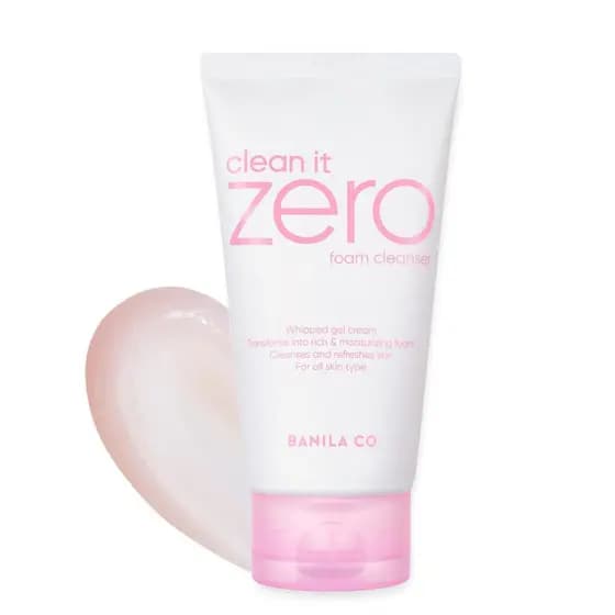 BANILA CO NOVO Clean It Zero Espuma de Limpeza |   Todos os tipos de pele |   Espuma de Limpeza Cremosa com Ervas Natura