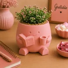 Vasinho Decorativo para Plantas | Porta Canetas e Objetos | Decoração Moderna Sala Quarto Escritorio | Vaso Criativo