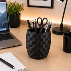 Porta Canetas Organizador de Mesa Decorativo para Escritório Home Office e Estudos |Decoração Moderna