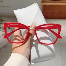 Óculos de Sol Grandes Estilo Olho de Gato para Mulheres, Armação Vintage em Cores Vibrantes, Design Elegante e Moderno,
