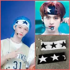 O acessório de cabeça em forma de pentagrama usado pelo ídolo do Kpop Stray Kids durante a turnê 5star Dome é do mesmo e