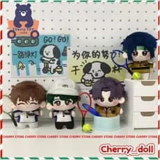 Brinquedo de Pelúcia Anime Tennis Prince 10cm Echizen Ryoma Boneco Fofo de Pelúcia Chaveiro para Mochila Presente KDGD