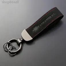 Chaveiro de Couro de Alta Qualidade para Carro Chevrolet Captiva, Colorado, Cruze, Spark, Malibu, Aveo, Acessórios BLND