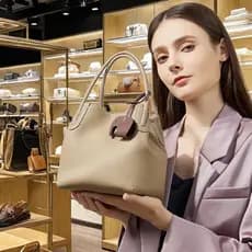 França MKDN bolsa feminina este ano novo estilo moda balde de couro saco nicho Retro Cross-body bolsa feminina