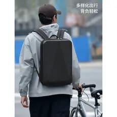Mochila dupla ultrafina, mochila de expansão masculina, casca dura, jogo de jogos, grande capacidade, bolsa de computado