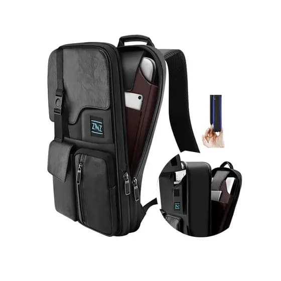 Mochila masculina fina e leve para computador, bolsa de computador de alta qualidade com sentido de negócios de 50 cm, m