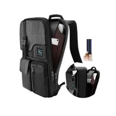 Mochila masculina fina e leve para computador, bolsa de computador de alta qualidade com sentido de negócios de 50 cm, m