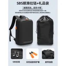 Mochila masculina multifuncional de superfície dura, bolsa para computador de viagem de negócios, bolsa escolar à prova