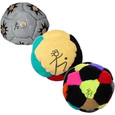 Hacky Footbag: Bolas de Futebol de Pelúcia Macias e Seguras para Brincadeiras Internas e Externas, Bola de Chute Rechead