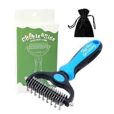 Ferramenta, Ferramenta de Cuidado 2 em 1 de Dupla Face, Escova para Remover Pelos Soltos, Pente de Dentes Arredondados p