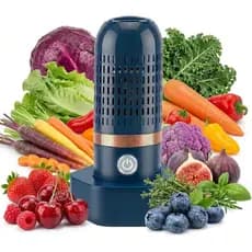 Purepod Produce Cleaner - Máquina Portátil para Lavar Frutas e Vegetais, Purificador de Íons OH Sem Fio, À Prova d'Água