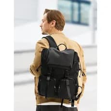 Mochila masculina leve de grande capacidade 2024 novo estilo bolsa escolar Multi-bolso bolsa de viagem multifuncional ci