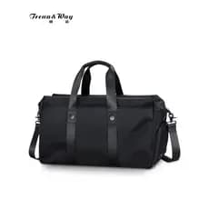 Bolsa de viagem masculina, bagagem de viagem de negócios, grande capacidade, bolsa mensageiro de viagem, separação seca