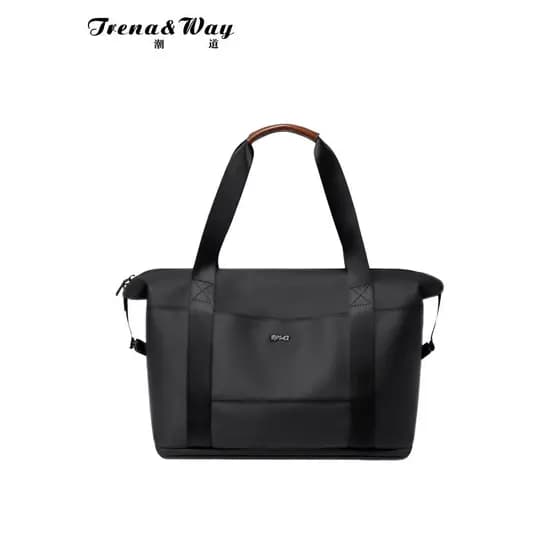 Novo estilo bolsa de grande capacidade mochila expansível masculino Casual passeio seco molhado separação viagem esporte