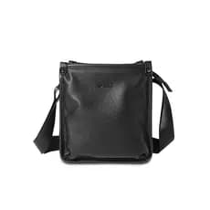 Bolsa mensageiro masculina de couro genuíno, alta qualidade, resistente a choques, couro granulado, bolsa pequena femini