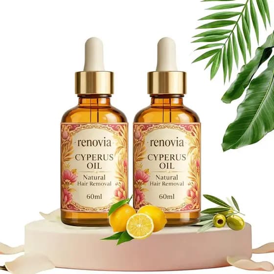Óleo de Calamus Renovia, Sérum para Remoção de Pelos, Óleo para Remoção de Pelos, Cuidado Oral Hidratante, Adequado para
