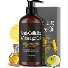 Óleo de Massagem Anticelulite BodyandUs 240ML, Óleo de Massagem Anticelulite, Óleo de Massagem Corporal Firmador com Col