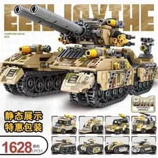 1000 Peças de Blocos de Montar Lego, Série de Aeronaves, Navios de Guerra, Tanques e Veículos Militares, Presentes de Pl