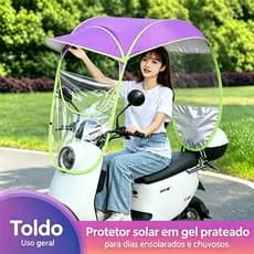 Toldo De Proteção Solar Reforçado,Capa Protetora Contra Chuva E Sol,Para Moto Elétrica E Motocicleta
