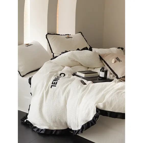 Algodão puro quarto principal conjunto de quatro peças 2026 novas quatro estações Universal cama colcha capa Medieval fr