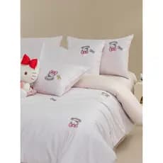 2026 novo estilo genuíno hellokitty algodão de fibra longa conjunto de quatro peças rosa algodão conjunto de três peças