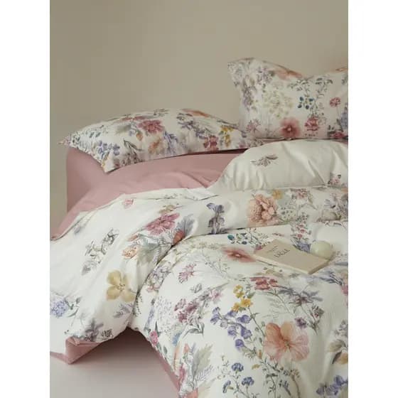 2026 primavera verão novos produtos algodão impressão Digital Waffle conjunto de quatro peças algodão puro nova cama chi