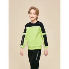 Skechers Skechers Boys Moletom Outono Confortável Macio Confortável All-Match Solto Top P423B008