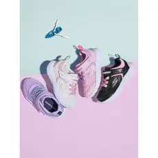 Skechers skechers tomadas meninas crianças sapatos casuais da criança Velcro luz respirável sapatos infantis
