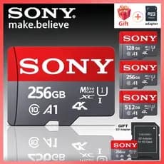 Cartão De Memória SD SONY , 2TB , 1TB , 16GB , 32GB , 64GB , 128GB , 256GB , Alta Velocidade , Micro TF , 512GB , A1 , U