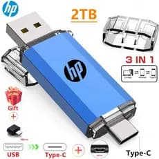 Unidade flash TYPE-C De Alta Velocidade De 2 Tb 256 Gb 128 64 32 16 8 4 OTG mini pendrive 1 512 De Memória USB , Adequad