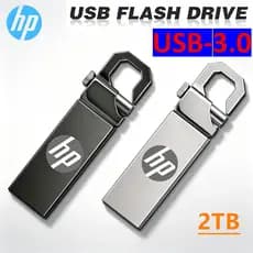 Unidade Flash USB HP 3.0 Metal 2Tb 1TB 512GB 3.0 De Alta Velocidade 256GB 128GB 64GB 32GB 16GB 8GB 4GB Disco