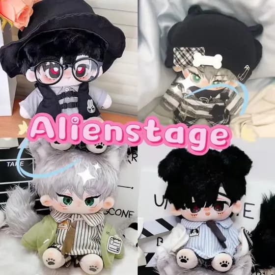 ALNST！Brinquedo de pelúcia de personagem alienígena de anime/roupa de boneco de algodão de pelúcia ivti ivan Luka G2SZ