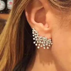 Brincos simples de zircônia, feitos de prata esterlina S925, joia elegante, presente para mulheres MWIU EX7L