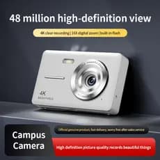 Câmera digital CCD para campus, mini câmera para estudantes, capaz de tirar fotos, pixels de alta definição, dispositivo