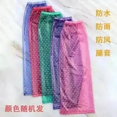 Calças de chuva para homens e mulheres, peça única, espessadas, à prova de chuva, à prova d'água, trabalho, colheita de