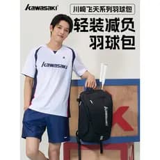 Genuíno Kawasaki profissional saco de Badminton mochila das mulheres dos homens multifuncional grande capacidade indepen