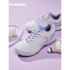 Kawasaki kawasaki genuíno sapatos de Badminton das mulheres dos homens treinamento profissional esportes absorção de cho