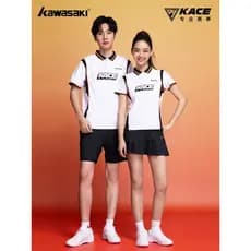 Kawasaki kawasaki profissional camisa de Badminton esportes de manga curta camiseta KACE estilo coreano série masculino