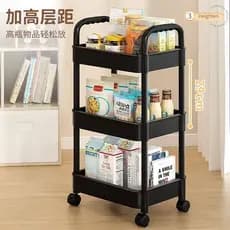 Pequeno carrinho de bebê rack cozinha quarto chão Multi-camada lanche rack doméstico removível produtos do bebê rack de