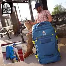 Granito engrenagem granito multifuncional grande capacidade masculino viagem trole caso auto-condução bagagem Gosay Pigg