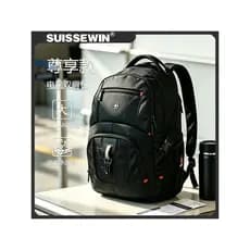 Xiangxing Mochila SUISSEWIN Mochila Homens Mulheres Super Grande Capacidade Business Commuter Viagem de Negócios Mochila