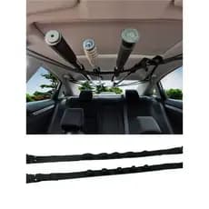 Dois pacotes de suporte para vara de pesca de carro, isca, suporte para vara de pesca para carros, tiras fixas para vara