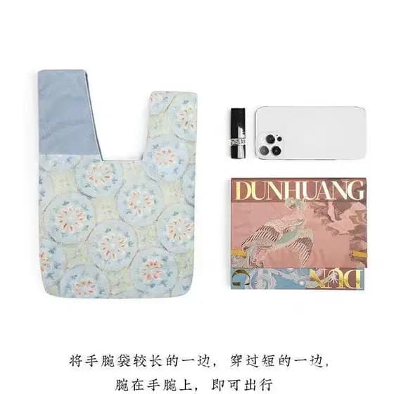 Jinglan estilo nacional fresco verão alça saco de pulso portátil embreagem pequena saco feminino mudança do telefone móv