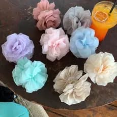 Organza rosa Grab clip Super fada cor estilo coreano All-Match volta cabeça cabelo tubarão clipe meia gravata acessórios