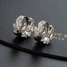 Brincos de asas de anjo e diabo, joias transfronteiriças europeias e americanas, exclusivas, elegantes, com sensação de